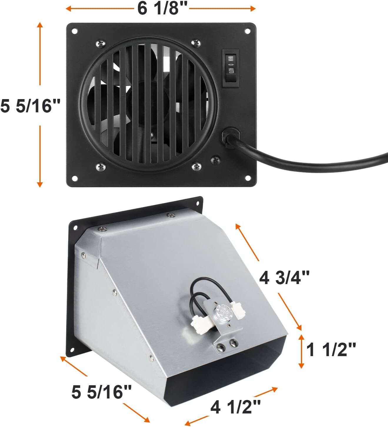 Wall Heater Blower Fan for DynaGlo, Mr. Heater and Kozy World Vent