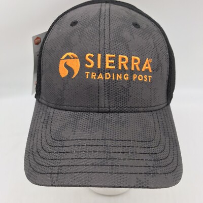 Gray SIERRA TRADING POST Hat Cap America Brand Adjustable Trucker Golf NEW