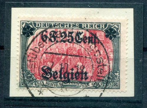Belgium 25 Splendid Su Timbrato Luxury Letter Piece (H7624