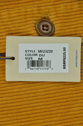 Peter Millar Corduroy Chore Coat Men's M Dijon Jacket Light Soft Touch NWT - Picture 5 of 11