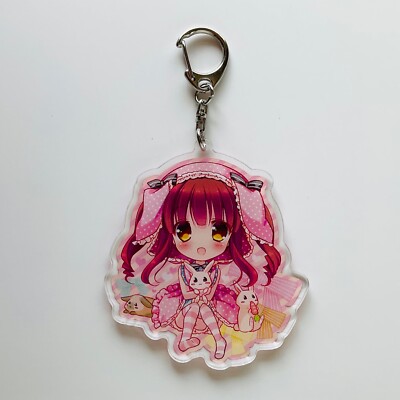 The Idolmaster Chieri Ogata Soft Fluffy Märchen Acrylic Keychain Rare Anime