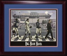 NY Giants Big Blue Blvd 16x20 framed photo Lawrence Taylor Bill Parcells Simms