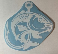 Fish  Hook Die Cut Vinyl Decal High Quality Outdoor Sticker Fishing Boats Rods