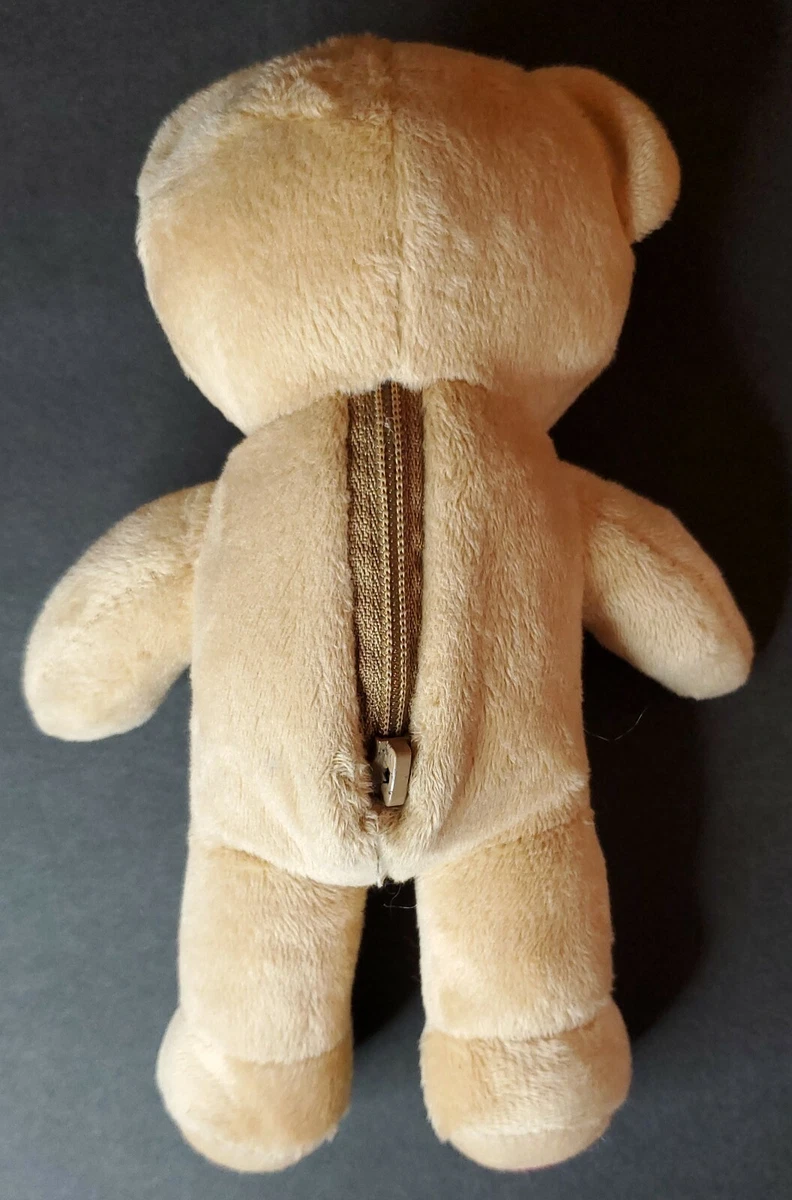 Teddy bear with zipper on deals back