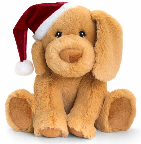 Keel Toys Keeleco Brown Dog Puppy 35cm Large Soft Toy 100 Recycled Eco