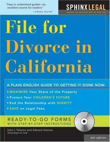 File for Divorce in California by Talamo, John J.; Haman, Edward A. - Picture 1 of 1