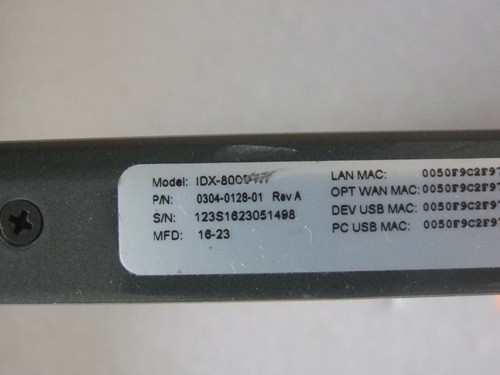Sensormatic Multipurpose RFID Reader IDX-8000-N1 P/N 0304-0128-01 Rev A - Picture 5 of 5