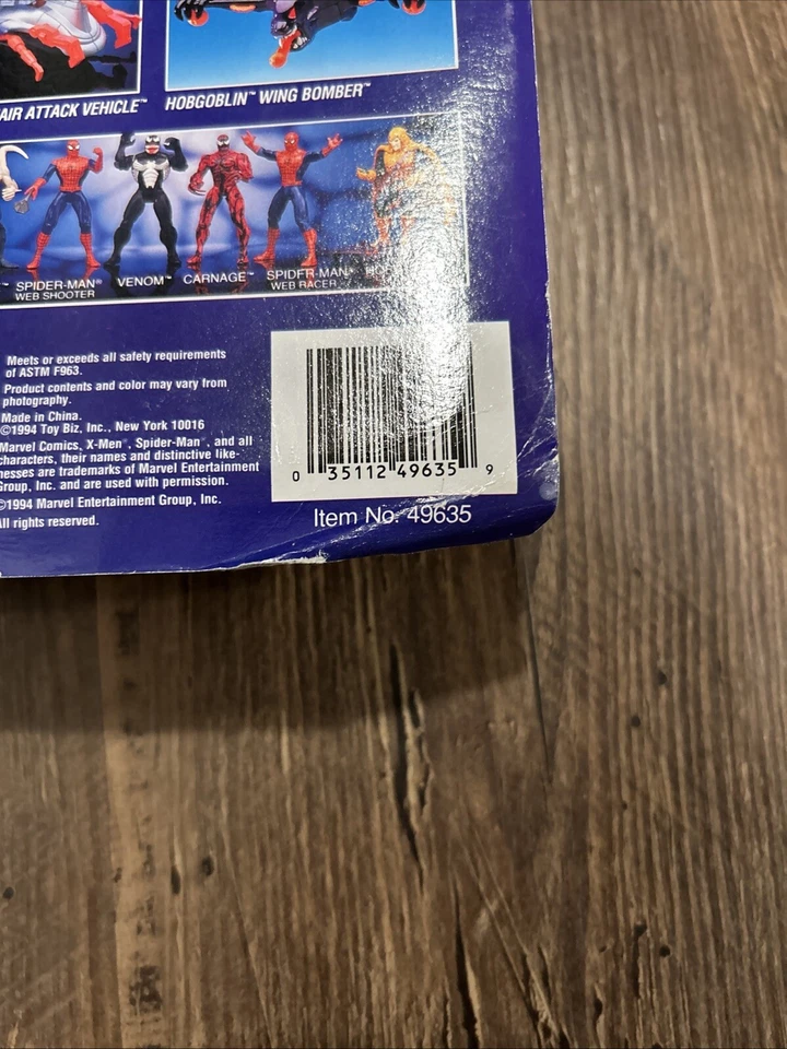 Toy Biz 1994 Marvel Spider-Man X-Men Bestia Figura Paquete de 2 Exclusivo de Walmart Foto 3 de 4
