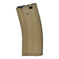 Caricatore Maggiorato Softair In Metallo Tan 300 Pallini Cqb Scar CM16 M4 Deser