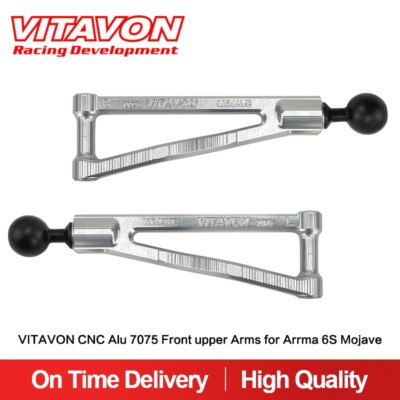 VITAVON CNC Alu 7075 Front Upper Arms For Arrma 6S Mojave