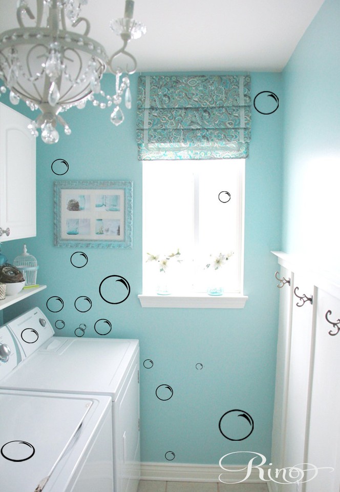 Bubbles Wall Decal - 105 Bubble Bathroom Decal - Soap Bubble - Bathroom ...