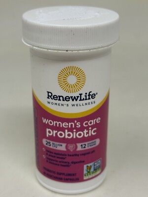 RenewLife Women's Care Probiotic 25 Billion CFU 12  30ct (OEM) Exp. 5/2026
