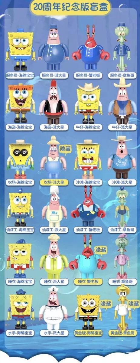 spongebob squarepants characters names