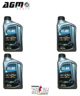 Kit 4 Litros Óleo Selenia Sintético 5w40 Filtro De Óleo - Foto 12