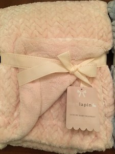 mon lapin luxury baby blanket