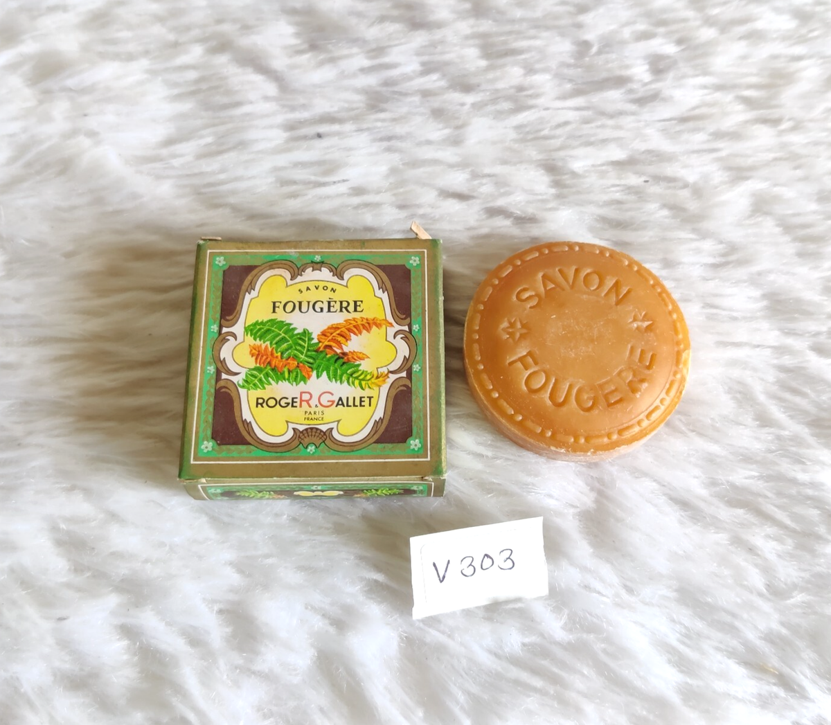 Vintage Savon Fougere Roger & Gallet Soap Unused In Original Box