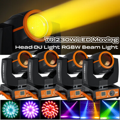 230W 7R Zoom Moving Head Beam Sharpy 8+16Prism 17Gobo Strobe DMX Stage DJ Lights