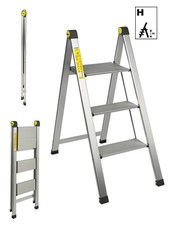 SGABELLO IN ALLUMINIO SLIM-STEP 3 GRADINI MAURER PROFESSIONALE