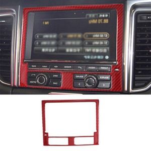 Carbon Fiber GPS Navigation Panel Sticker Trim Fit For Porsche Macan 2015-2018 Carbon Fiber GPS Navigation Panel Sticker Trim Fit For Porsche Macan 2015-2018