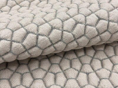 Kirkby Design Geometric Quilted Jacquard Fabric- Bounce
