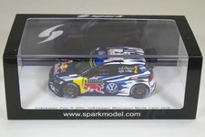 Spark 1/43 VW Polo R WRC #2 2016 Monte Carlo Rally J.M. LATVALA - M. ANTILLA