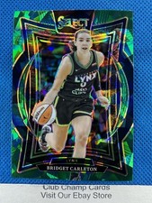 2025 #84 Bridget Carleton Panini Select WNBA Concourse Green Ice Prizm Lynx