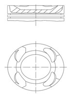 Kolben Mahle 081 Pi 00126 000 FüR Bmw 5Er G30 F90 Touring G31 3Er G21 G81 G20 X3
