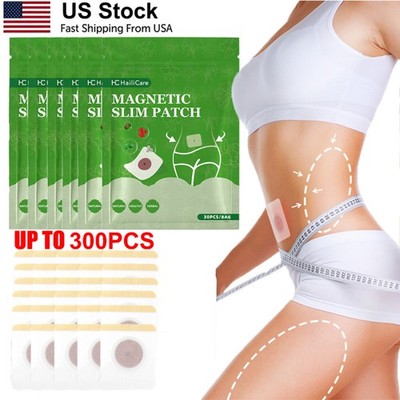 60/300Pcs Slim Patches Weight Loss Slimming Diets Pads Detox Burn Fat Adhesive