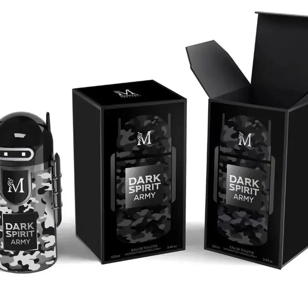 Perfume de hombre "Dark spirit Army" camuflaje lavanda y pachulí