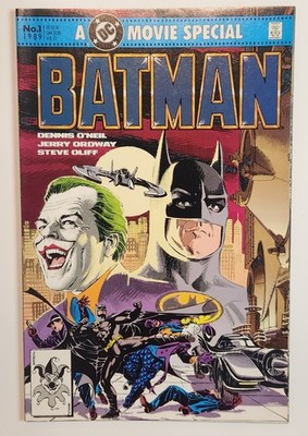 Batman A Movie Special #1 Newsstand (DC 1989) Dennis O'Neil NM/VF