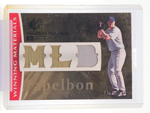 JONATHAN PAPELBON 2008 SPX WINNING MATERIALS GAME USED PATCH /125 #WM-PA Q7188