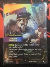 Draven  Audacious SFD 148/221 Epic Spiritforged Riftbound League of legend TCG