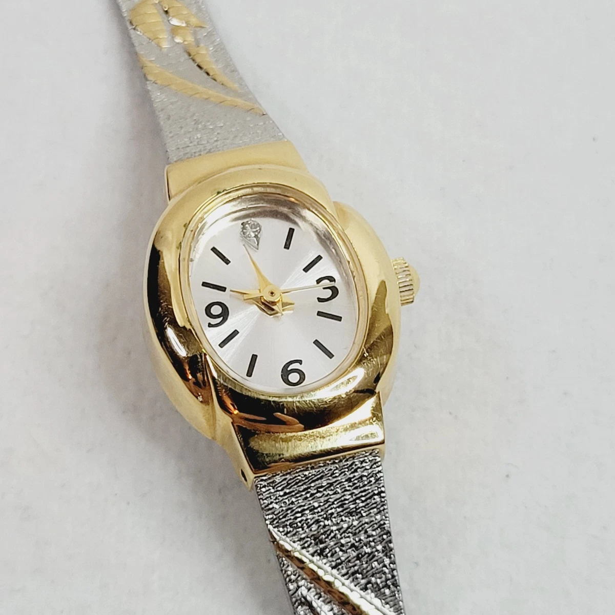 Vintage Avon Genuine Sapphire Mother Of Pearl Women\'s Gold Watch 2001 F735137/A Women main image 3