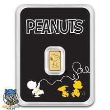0,5 g Sztabki złota Orzeszki ziemne ® Snoopy 75th Anniversary w blistrze 2025
