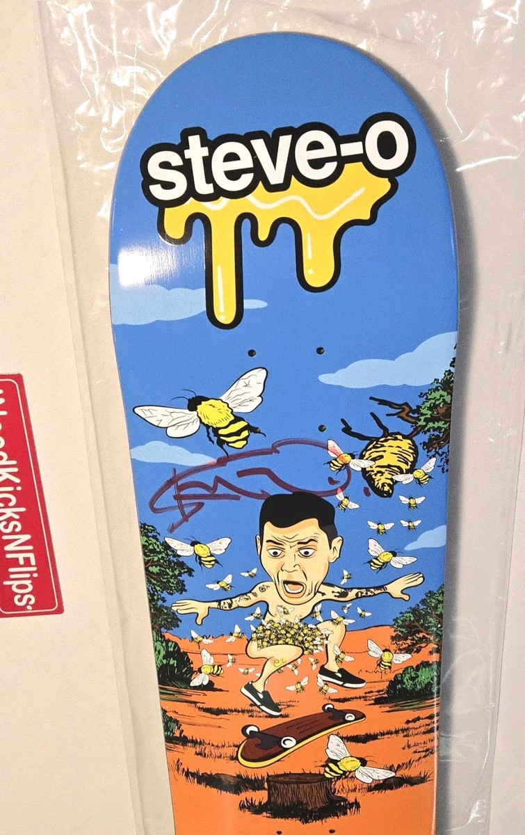 SIGNED Steve-O Beekini Skateboard Deck - Jackass Forever