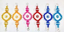 Sparkling Marquis Christmas Ornament Bead Kit 6" high Makes 6 NEW