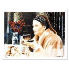 Arie Azene Portrait Art Signé À La Main, LOA