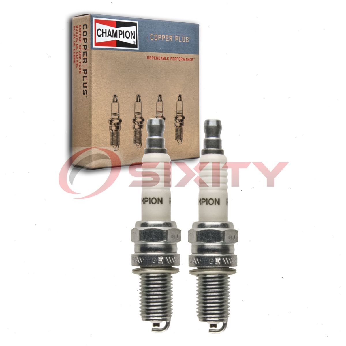 2 pc Champion Copper Plus 905 Spark Plugs for XS4162 XR2CS X27EPZU9 rc