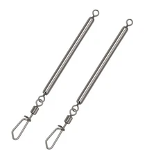 Sea Spanish Mackerel Anti Bite Bar Fishing Lure Snap Swivels Line Leader Rigs