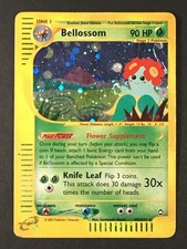 Pokemon TCG Bellossom H5/H32 Aquapolis E Series Holo HAND SWIRL HP/DAMAGED