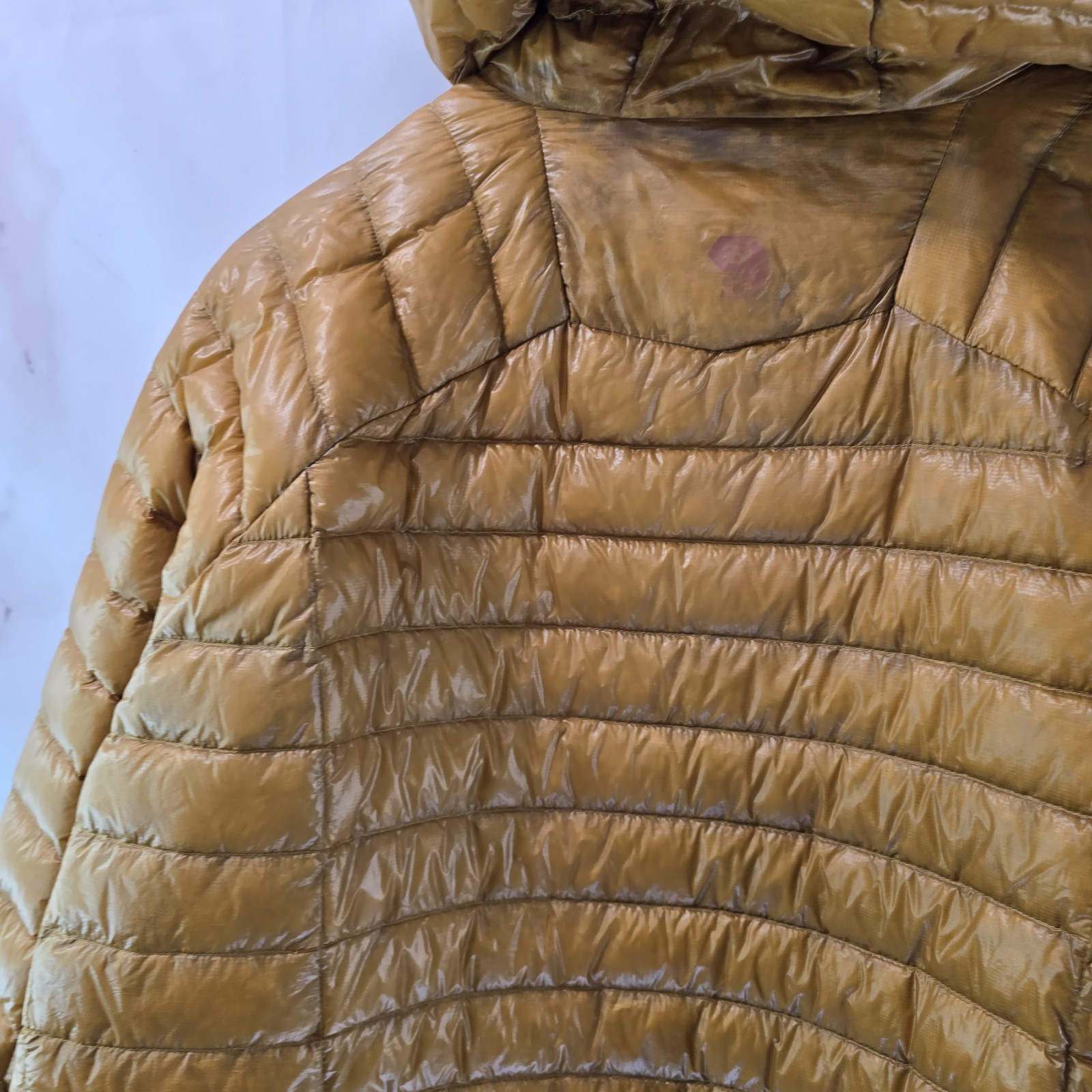 Mountain Hardwear Down Jacket Men's 2XL Brown Ghost Whisperer 800 FP | Rare Color! image 7