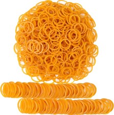 Rubber Bands Small Elastic Band Yellow 1300pcs Mini Rubber Band 1.2inch Inside D