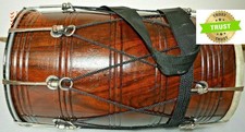 Musikinstrument Hochzeit Rosenholz Punjabi Bhangra Dhol Sheesham Dhol mit Tasche