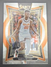 2025 Panini WNBA Select Saniya Rivers #52 Concourse RC Sun B