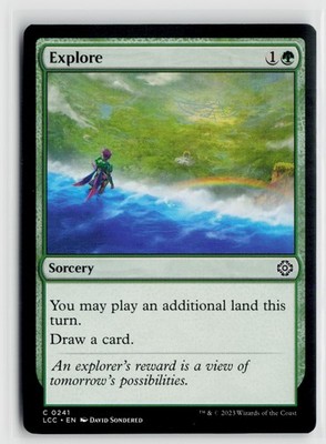MTG Explore x1 NM LCC The Lost Caverns Of Ixalan Commander 0241
