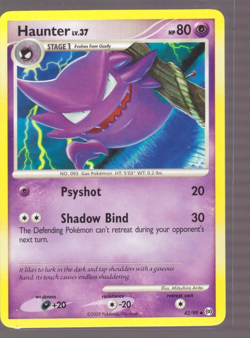 Haunter (42) - Arceus (AR) 42/99 / Uncommon Pokemon TCG