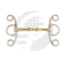 Elevator Bit German Silver Lozenge Mouthpiece Snaffle Jumping Horse Show Bit