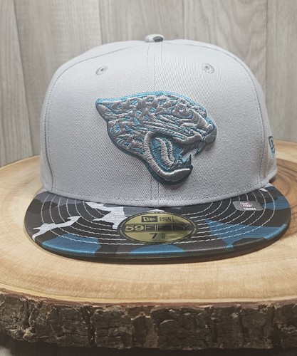 Jacksonville Jaguars New Era 59Fifty Fitted Hat Cap Size 7 5/8 Camo Bill NFL - Picture 3 of 14