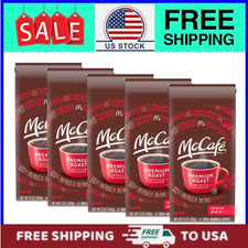 5 pack McCaf Premium Ground Coffee, Medium Roast, 12 oz