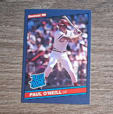 Donruss 1986 Paul O'Neill #37 Rated Rookie Cincinnati Reds Baseball Card. rookie card picture